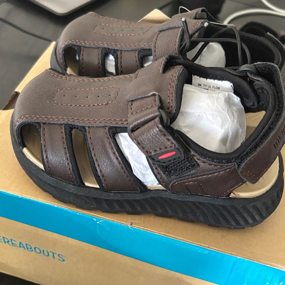 Lil Flow Toddler Brown Sandals